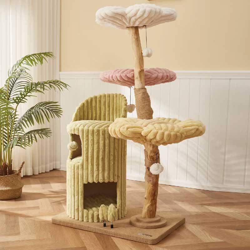 Grand cadre d'escalade pour chat Fleur, arbre à chat de luxe – vue 11