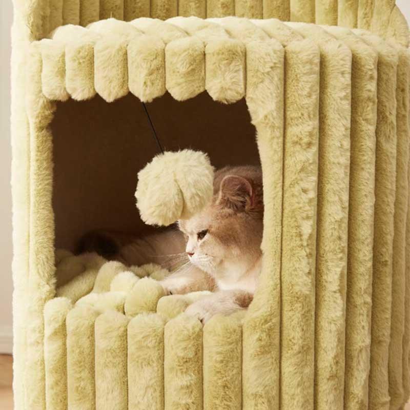 Grand cadre d'escalade pour chat Fleur, arbre à chat de luxe – vue 7