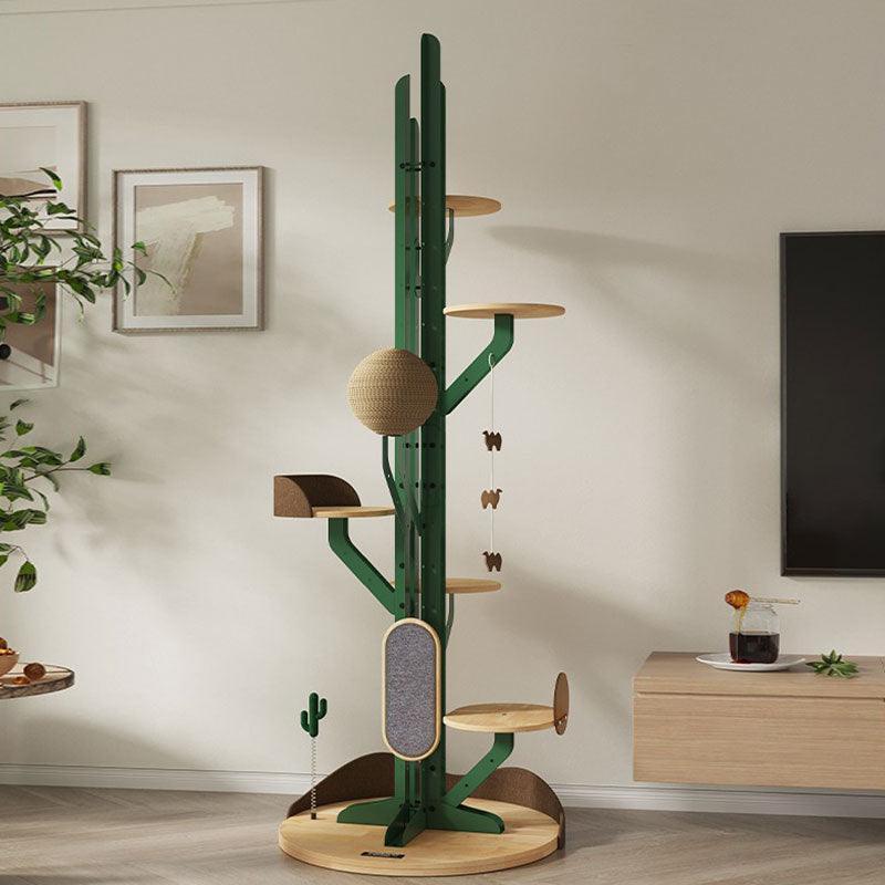 Grand arbre à chat d'escalade cactus moderne à faire soi-même – vue 2