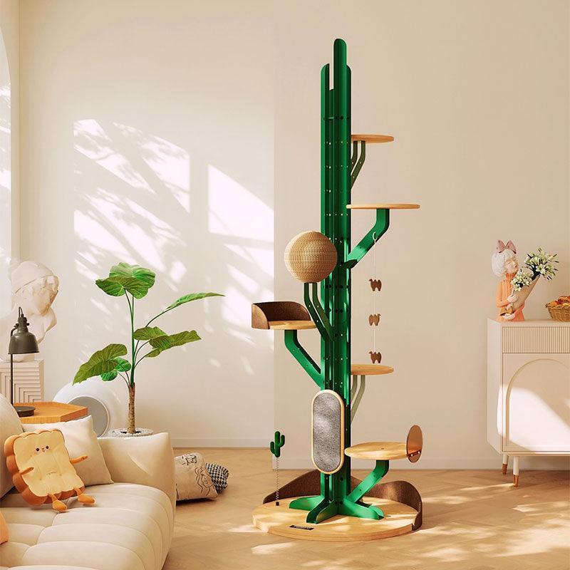 Grand arbre à chat d'escalade cactus moderne à faire soi-même – vue 5