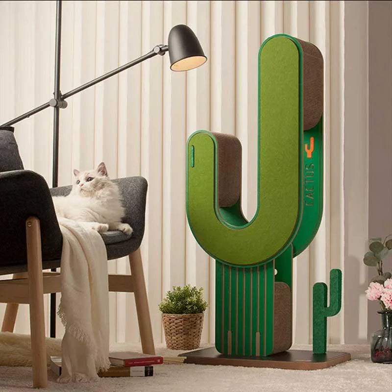 Arbre à chat d'escalade cactus avec poteau à griffer – vue 6