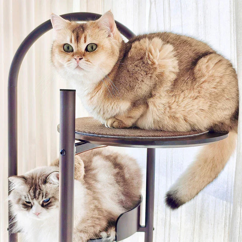 Arbre à chat d'escalade soucoupe volante en fer artistique – vue 9