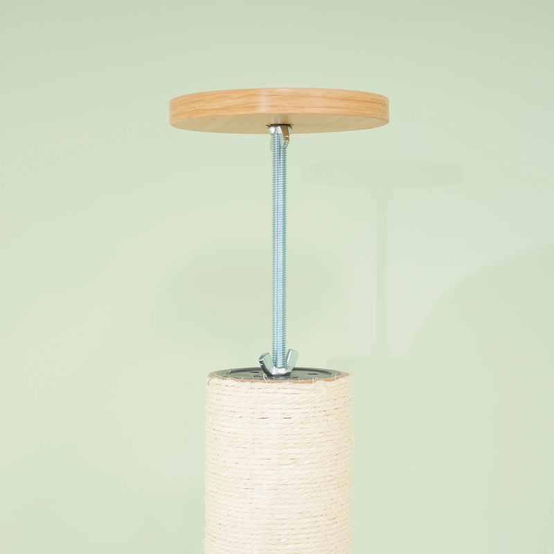 Arbre à chat sol-plafond en sisal – vue 3