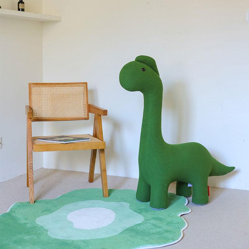 Grand arbre à chat dinosaure avec cadre d'escalade et siège – vue 9