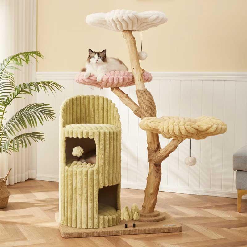 Grand cadre d'escalade pour chat Fleur, arbre à chat de luxe – vue 4
