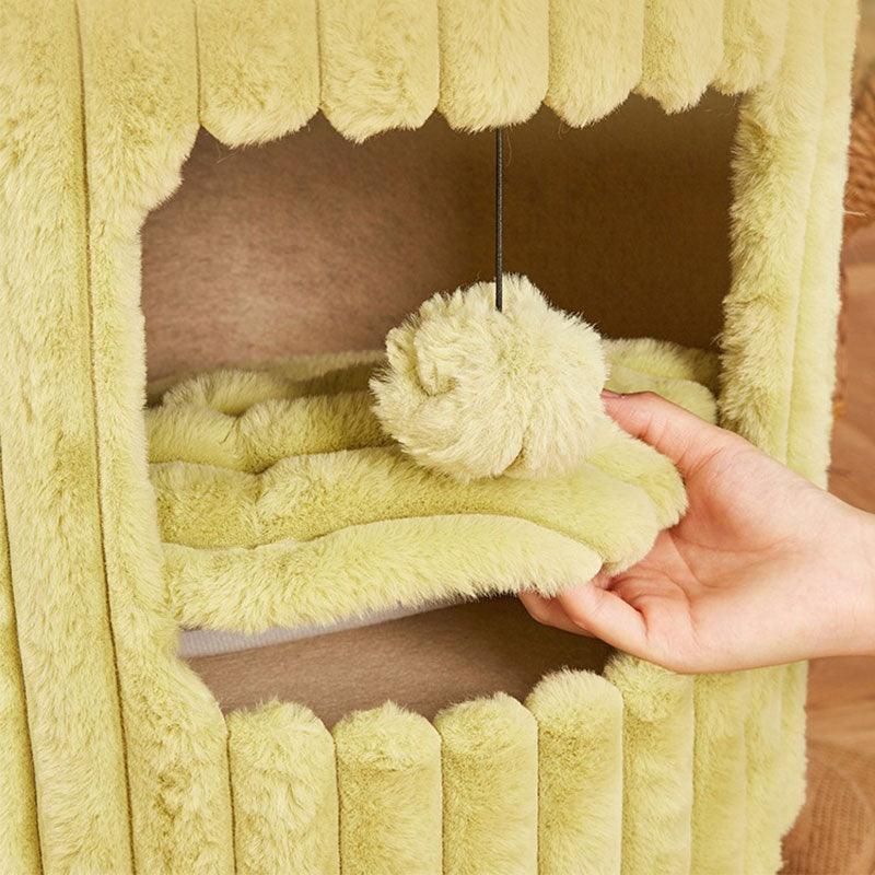 Grand cadre d'escalade pour chat Fleur, arbre à chat de luxe – vue 2