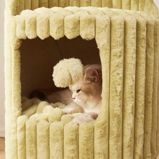 Grand cadre d'escalade pour chat Fleur, arbre à chat de luxe, photo 6