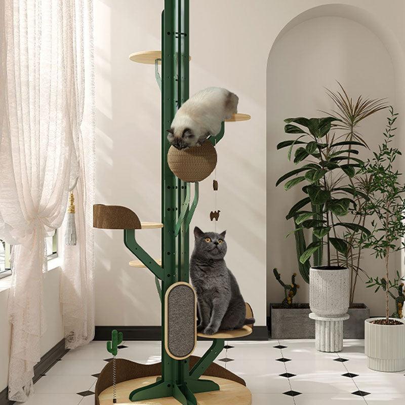 Grand arbre à chat d'escalade cactus moderne à faire soi-même – vue 6