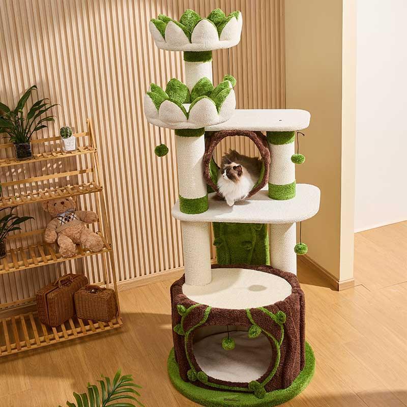 Arbre à chat d'escalade Nature sauvage verdoyante – vue 9