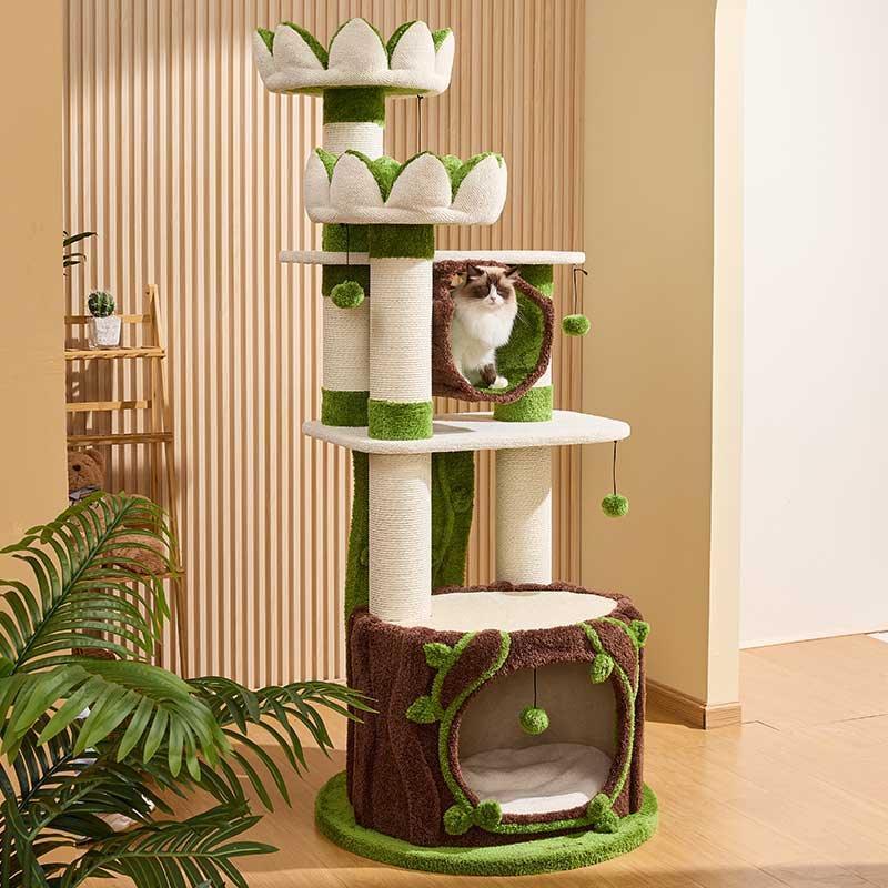 Arbre à chat d'escalade Nature sauvage verdoyante – vue 8